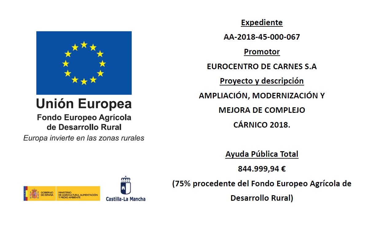 Expediente Unión Europea - Fondo Europeo Agrícola de Desarrollo Rural